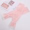 Womens Sunshade Driving Sun Protection Sport Gloves Sleeves to Cover Arms Gloves - Pink