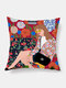 1 PC European Trend Models Peach Skin Velvety Cushion Cover Light Sofa Pillowcase Throw Pillow Cover - #4