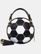Women Basketball Football Chains Handbag Crossbody Bag - Black 1#