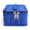 Velvet 16 Bottle Essential Oil Storage Bags Carrying Case Box Cosmetic Bag - Blue