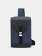 Men Waterproof Large Capacity Chest Bag Crossbody Bag Drawstring Bag - Blue