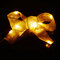 1M 10 LED Ribbon String Fairy Light Battery Powered Party Xmas Wedding Decoration Lamp - Yellow