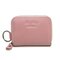 Genuine Leather 9 Colors 11 Card Slots Casual Card Pack Purse For Women - Pink 2