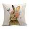 EASTER Rabbit Bunny Pillow Cover Cushion Case Home Summer Sofa Car Linen - #2