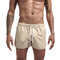 Mens Board Shorts Mini Shorts Quick Dry Garden Party Beach Swimsuit Sport Jogging Running Shorts - Khaki