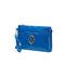Women Casual Elegant Lattice Crossbody Bags Ladies Leisure Shopping Shoulder Bags - Blue