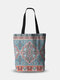 Women Canvas Bohemia Ethnic Pattern Shoulder Bag Handbag Tote Shopping Bag - 3