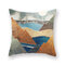 Capa de almofada de linho com paisagem moderna abstrata do pôr do sol, sofá doméstico, fronhas, decoração da casa - #9