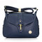 MYSTON Women Casual Zipper Crossbody Bag Ladies Elegant Shoulder Bag - Dark Blue