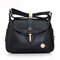 MYSTON Women Casual Zipper Crossbody Bag Ladies Elegant Shoulder Bag - Black