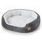 6 Colors Shearling Fleece Pet Kennel Dog Cat Warm Round Kennel - Gray