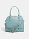 Women Multifunction Clothing Compartment 14 Inch Laptop Bag Shoulder Bag Travel Bag Tote - Blue XL