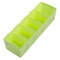 Multi-Grid Plastic Drawer Storage Box Home Desktop Socks Underwear Tie Compartment Storage Box - Green