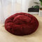 Deep Sleep kennel Cat Litter Round Plush Cat Mattress Dogs Bed - Wine Red