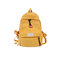 Girl Color Color School Bag Harajuku Ulzzang College Student Sen Versatile High School Backpack - Yellow