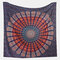 Printed Hanging Tapestry Indian Hippie Bohemian Psychedelic Peacock Mandala Wall Hanging - #4
