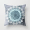 45cm Mandala Cotton Linen Printing Pillowcase Home Car Sofa Cushion Cover - #12