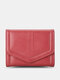 Women Vintage Genuine Leather RFID Multi-Slots Wallet Purse - Red