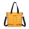 Canvas Casual Light Candy Color Handbag Shoulder Bag Crossbody Bags For Women - Yellow