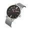 CURREN Luxury Mens Watch Fashion Casual Ultra Thin Waterproof Stainless Steel Silver Watch for Men - #04