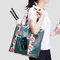 Nylon Casual Lightweight Handbag Storage Bag Sport Picnic Bag Shoulder Bags - Green