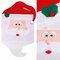Christmas Chair Covers Santa Claus Christmas Decoration Chair Cover Home Party Decor - #1