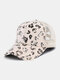 Unisex Cotton Mesh Stripes Argyle Leopard Pattern Print Fashion Sunshade Baseball Caps - #03