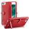 Women PU Leather Card Holder Phone Case Phone Bags For Iphone - Red