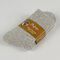 Thick Wool Warm Deodorant Sweat-Absorbent Anti-Friction Middle Tube Socks for Men - Light Gray