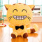 35/50/65/80 cm sonrisa Gato almohada corta felpa PP algodón relleno almohada niño regalo decoración del hogar juguetes - #1