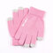 Touch screen Gloves Warm Knitted Cut-resistant Gloves - Pink
