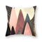 Fodera per cuscino in lino moderno con paesaggio tramonto astratto Home divano federe per la casa - #6