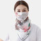 Summer Quick-drying Printing Neck Mask Sunscreen Scarf Outdoor Riding Face Mask Breathable  - 01
