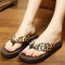 Big Size Colorful Ribbon Clip Top Flip Flops Summer Outdoor Holiday Beach Slippers - #11