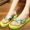 Big Size Colorful Ribbon Clip Top Flip Flops Summer Outdoor Holiday Beach Slippers - #06