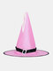 Bruja de Halloween Sombrero con LED luces, accesorios de decoración de fiesta para decoración del hogar, disfraz de fiesta para niños y adultos, adorno colgante de árbol - #12