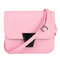 Women Candy Color Mini Casual Crossbody Bag Girls Sweet Shoulder Bag - Pink