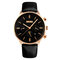 SKMEI 9117 Business Style Waterproof Men Wrist Watch Leather Strap Quartz Watches - 1