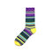 Men's Women's Classic Geometric Plaid Striped Cotton Tube Socks Casual Cozy Socks - #7