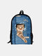 3D Animal Creative Cartoon Cute Cat Print Casual Style Backpack Schoolbag - #09