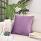 Nordic Solid Color Square Velvet Throw Pillowcase Soft Waist Pillowcases Rectangular Cushion Cover - #14