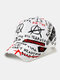 Men & Women Cotton Graffiti Pattern Hip-hop Style Fashion Personality Couple Hat Baseball Hat - #06