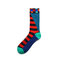 Men's Women's Classic Geometric Plaid Striped Cotton Tube Socks Casual Cozy Socks - #18