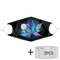Printed Butterfly PM2.5 Filter Gasket Dustproof Non-disposable Mask - 02