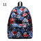 Women Casual Polyester Backpack Starry Sky Travel School Bag - 11