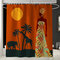 Abstract African Shower Curtain Prints Fabric Polyester Curtains For Bathroom Waterproof Bath Curtain Hooks Decoration - Shower Curtain