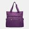Fashion Casual Women's Handbag 2019 New One-Shoulder Ladies Nylon Light Luggage Bag Handbag - Dark Purple