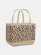 Women PVC Fashion Large Capacity Print Handbag Tote - #19