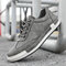 Men Large Size Casual Sports Shoes - Gray