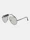 Men Retro Fashion Outdoor UV Protection Bluetooth Headset Sunglasses - #04